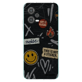 Picasee silikónový prehľadný obal pre Xiaomi Poco X5 - STICKERS x TAGS