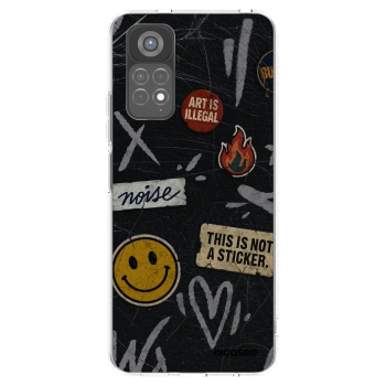 Picasee silikónový prehľadný obal pre Xiaomi Redmi Note 11S 5G - STICKERS x TAGS