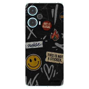 Picasee silikónový prehľadný obal pre Xiaomi Poco F5 - STICKERS x TAGS