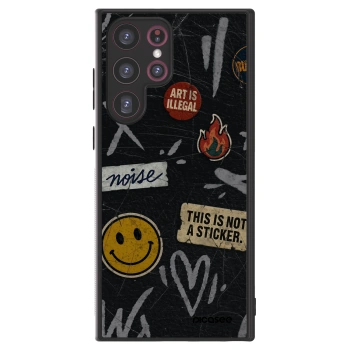 Picasee ULTIMATE CASE PowerShare pro Samsung Galaxy S22 Ultra 5G - STICKERS x TAGS
