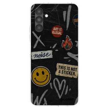 Picasee silikónový prehľadný obal pre Samsung Galaxy A04s A047F - STICKERS x TAGS