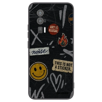 Picasee silikónový čierny obal pre Xiaomi Poco F5 Pro 5G - STICKERS x TAGS