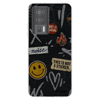 Picasee silikónový prehľadný obal pre Xiaomi Poco F5 Pro 5G - STICKERS x TAGS