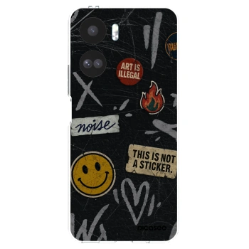 Picasee silikónový prehľadný obal pre Honor 90 Lite 5G - STICKERS x TAGS