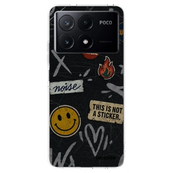 Picasee silikónový prehľadný obal pre Xiaomi Poco X6 Pro - STICKERS x TAGS