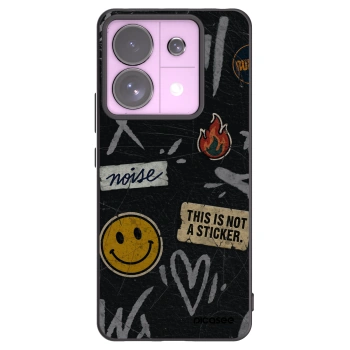 Picasee silikónový čierny obal pre Xiaomi Redmi Note 13 Pro 5G - STICKERS x TAGS