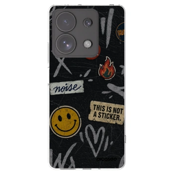 Picasee silikónový prehľadný obal pre Xiaomi Redmi Note 13 Pro 4G - STICKERS x TAGS