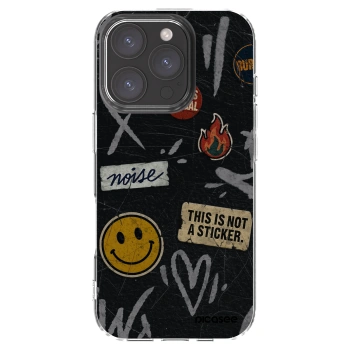 Picasee silikónový prehľadný obal pre Apple iPhone 16 Pro - STICKERS x TAGS