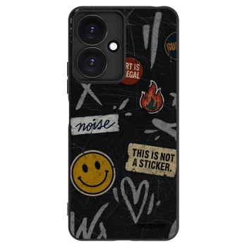 Picasee silikónový čierny obal pre Xiaomi Redmi 13C 5G - STICKERS x TAGS