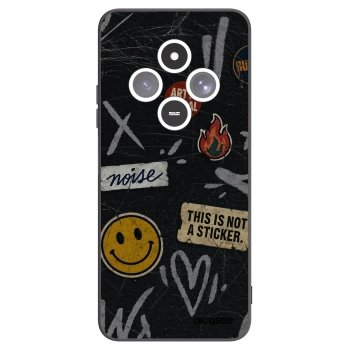 Picasee silikónový čierny obal pre Xiaomi Redmi 14C - STICKERS x TAGS