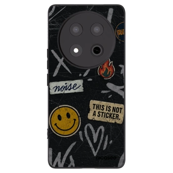 Picasee silikónový čierny obal pre Honor Magic7 Lite 5G - STICKERS x TAGS