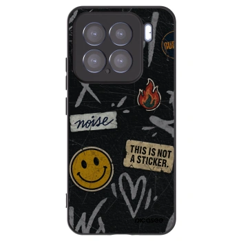Picasee silikónový čierny obal pre Xiaomi 15 - STICKERS x TAGS