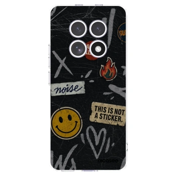 Picasee silikónový prehľadný obal pre Xiaomi Redmi Note 15 - STICKERS x TAGS