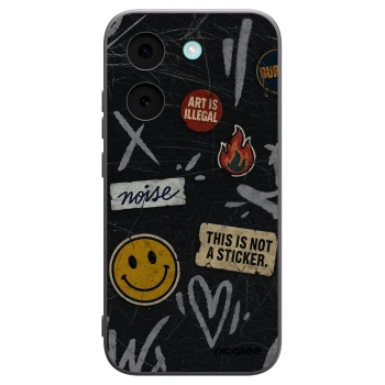 Picasee silikónový čierny obal pre Xiaomi Poco X8 Pro - STICKERS x TAGS