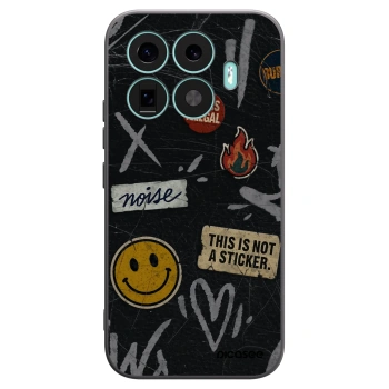Picasee silikónový čierny obal pre Xiaomi 17T - STICKERS x TAGS