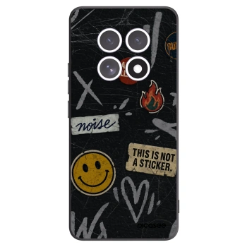 Picasee silikónový čierny obal pre Xiaomi Redmi Note 15 5G - STICKERS x TAGS