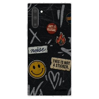 Picasee silikónový prehľadný obal pre Samsung Galaxy Note 10 N970F - STICKERS x TAGS