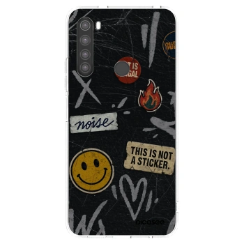 Picasee silikónový prehľadný obal pre Xiaomi Redmi Note 8 - STICKERS x TAGS