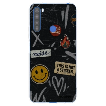 Picasee silikónový prehľadný obal pre Xiaomi Redmi Note 8T - STICKERS x TAGS