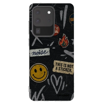 Picasee silikónový prehľadný obal pre Samsung Galaxy S20 Ultra 5G G988F - STICKERS x TAGS
