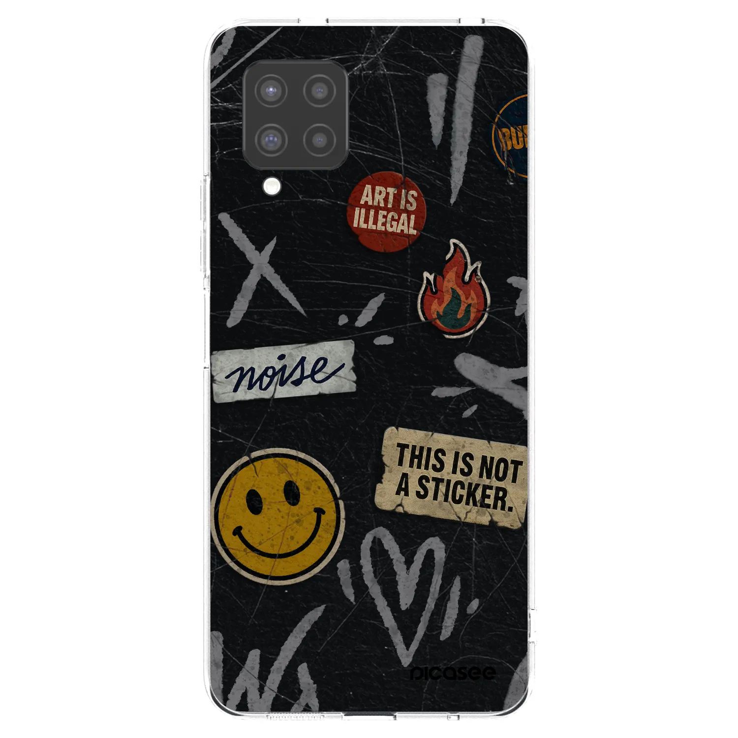 Silikónový prehľadný obal pre Samsung Galaxy A42 A426B - STICKERS x TAGS