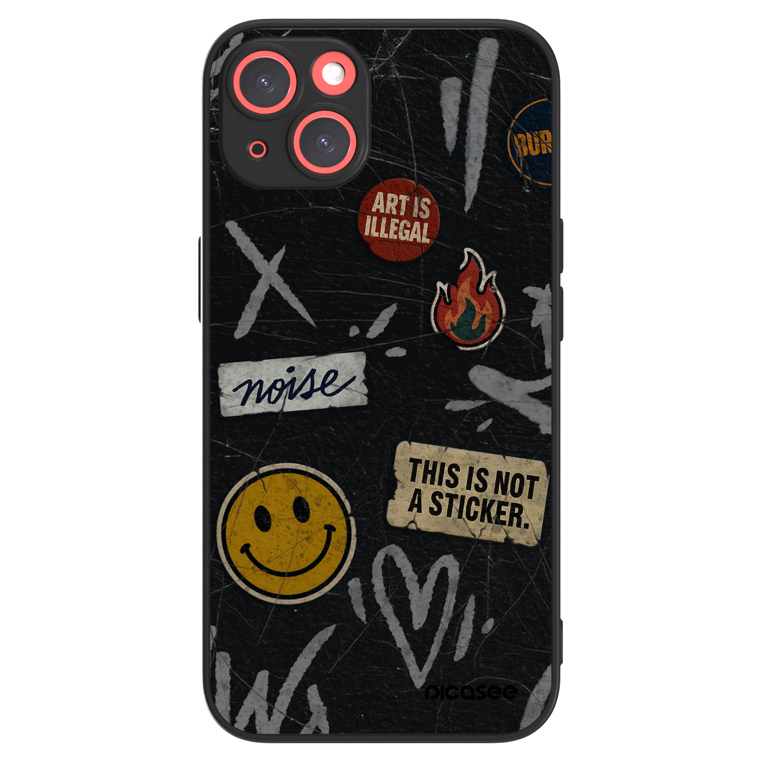 ULTIMATE CASE pro Apple iPhone 13 - STICKERS x TAGS