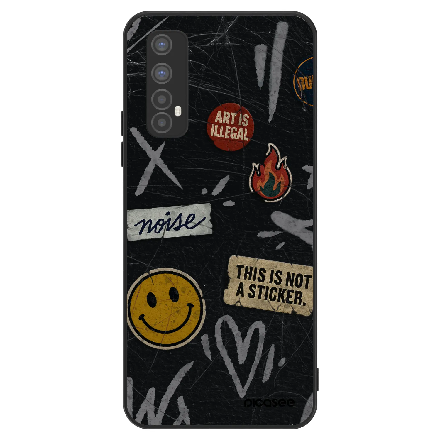 Picasee ULTIMATE CASE pro Realme 7 - STICKERS x TAGS