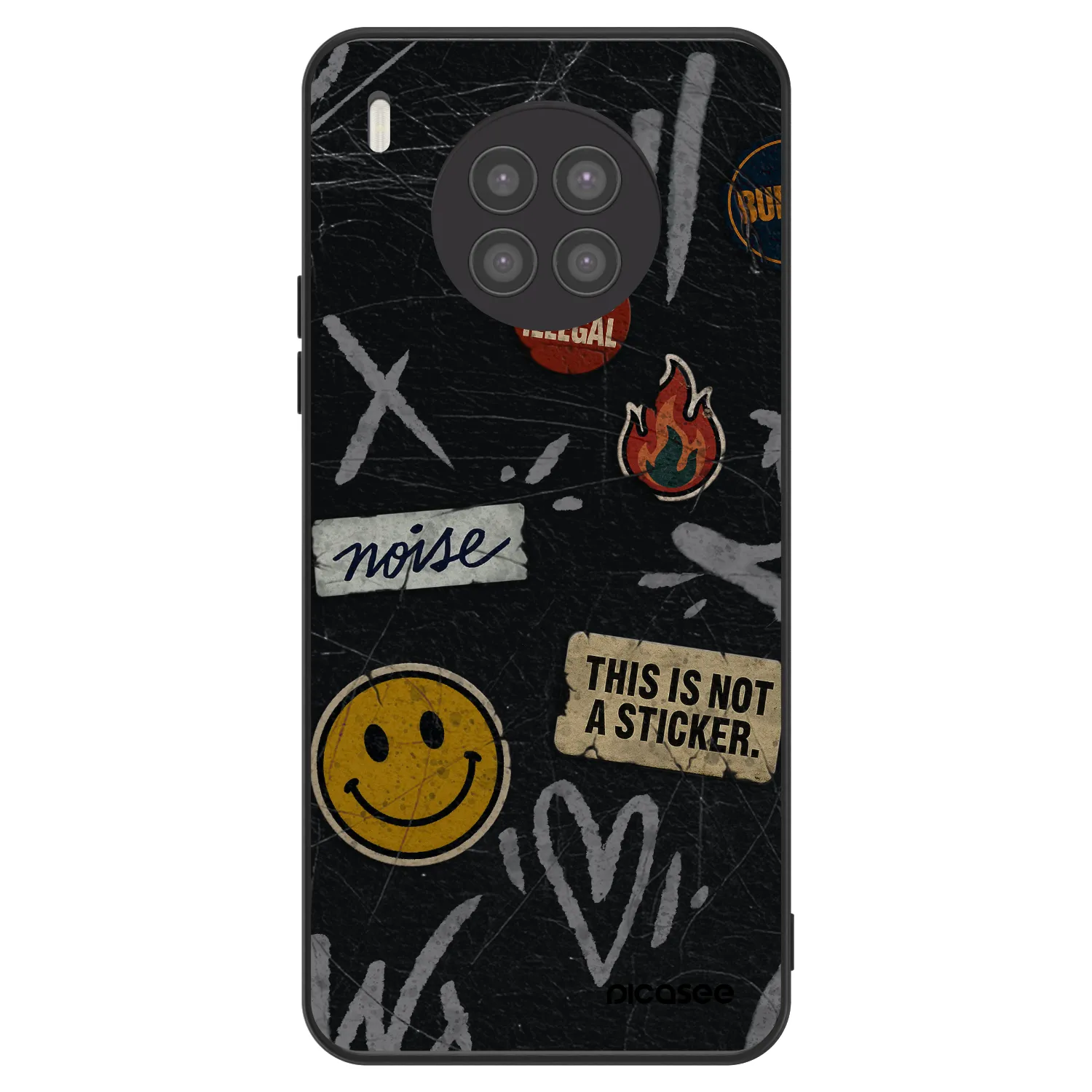Picasee ULTIMATE CASE pro Huawei Nova 8i - STICKERS x TAGS