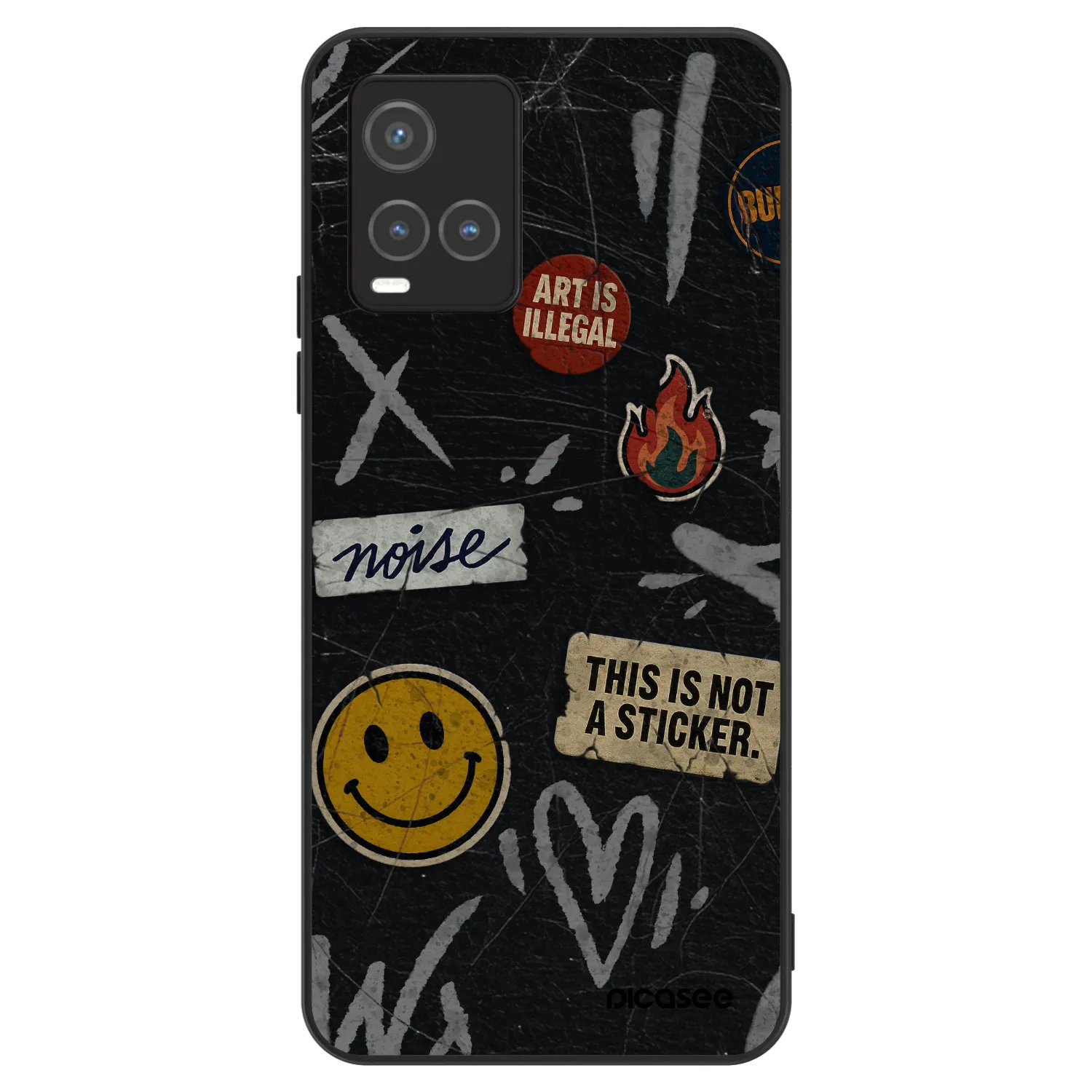 Picasee ULTIMATE CASE pro Vivo Y33s - STICKERS x TAGS