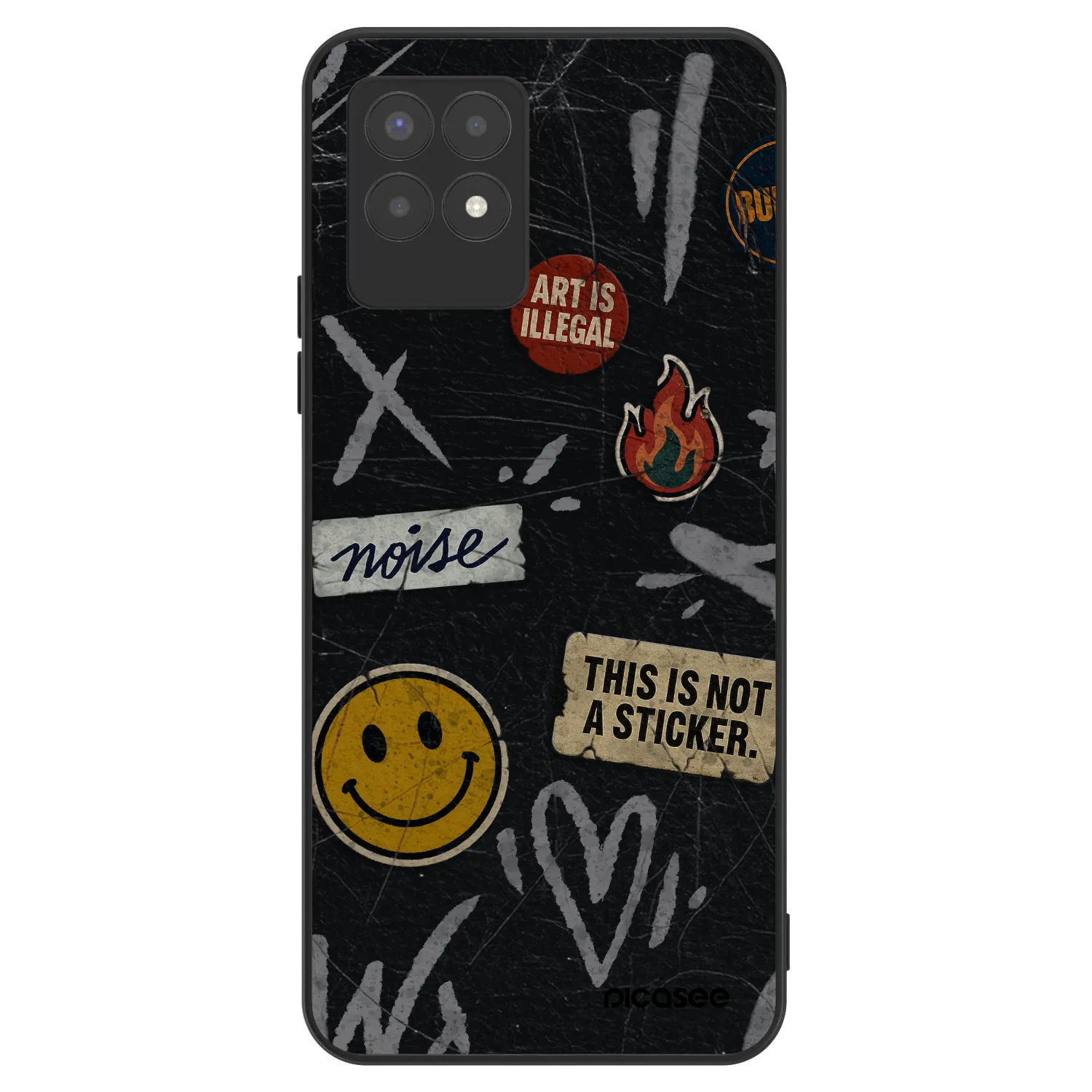 Picasee ULTIMATE CASE pro Realme 8i - STICKERS x TAGS