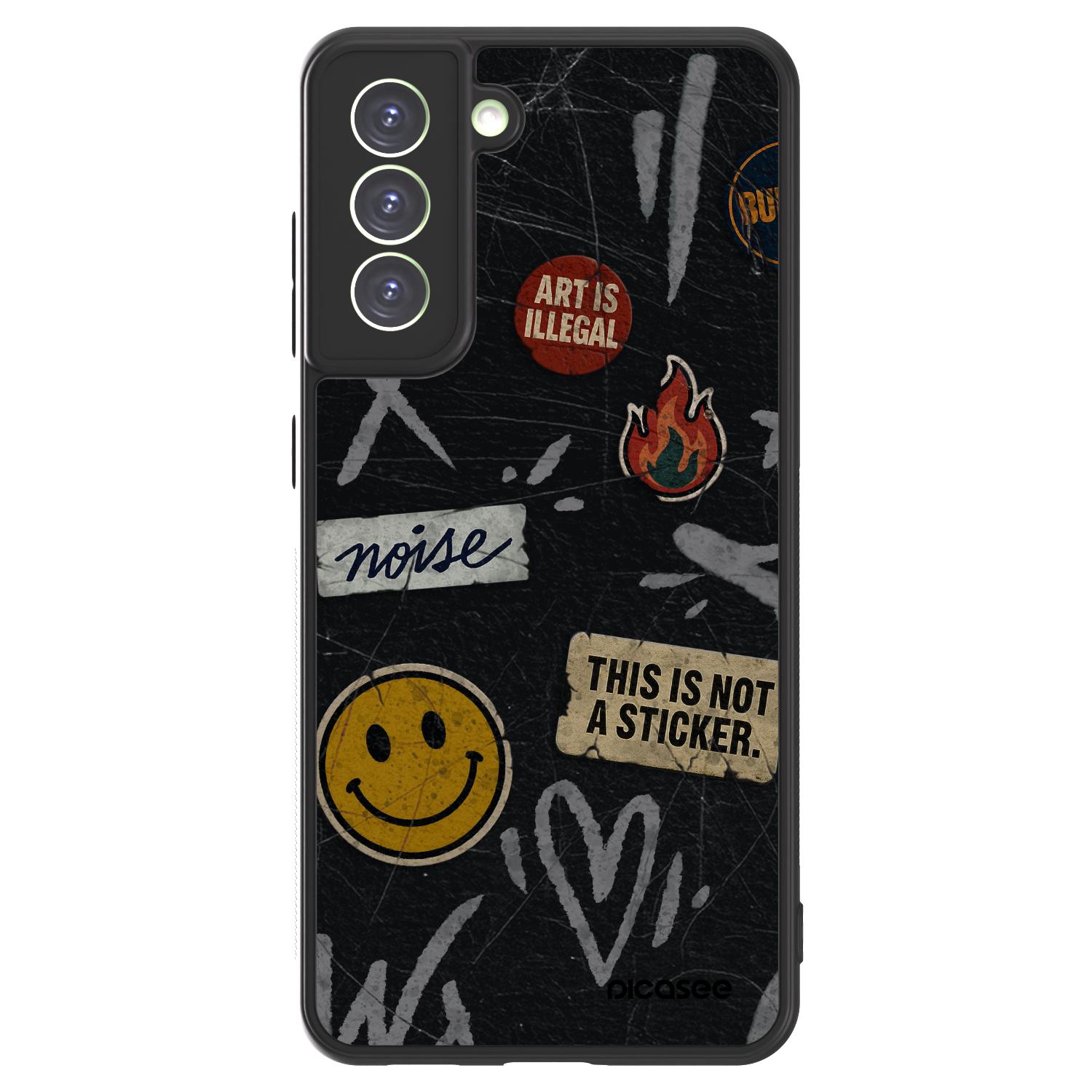 Picasee ULTIMATE CASE pro Samsung Galaxy S21 FE 5G - STICKERS x TAGS