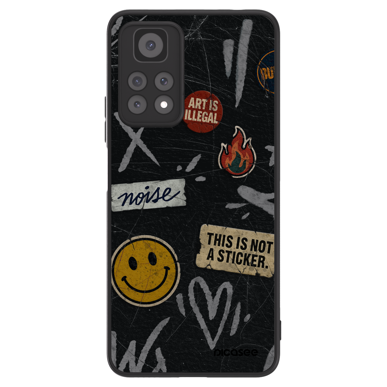 Picasee ULTIMATE CASE pro Xiaomi Redmi Note 11 Pro 5G - STICKERS x TAGS