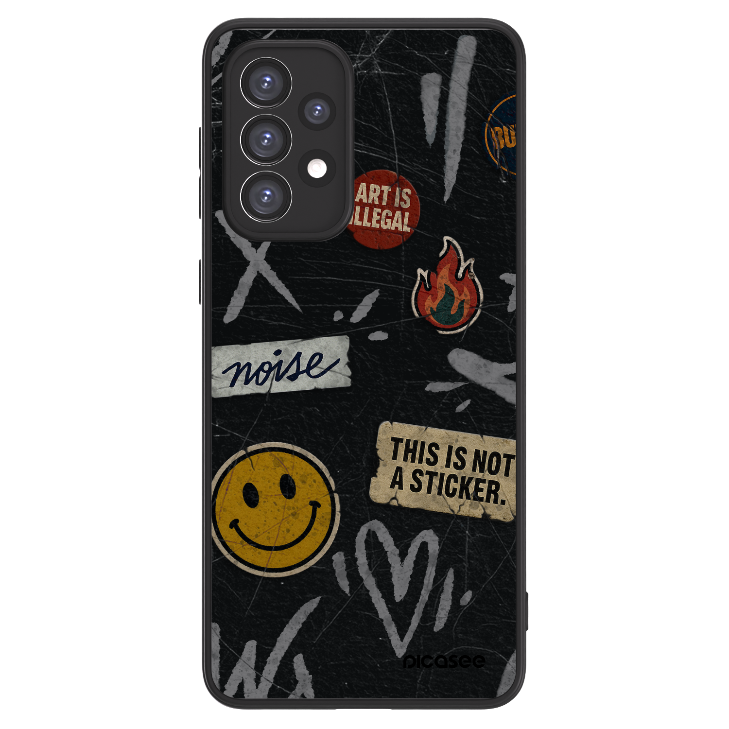 Picasee ULTIMATE CASE pro Samsung Galaxy A33 5G A336 - STICKERS x TAGS