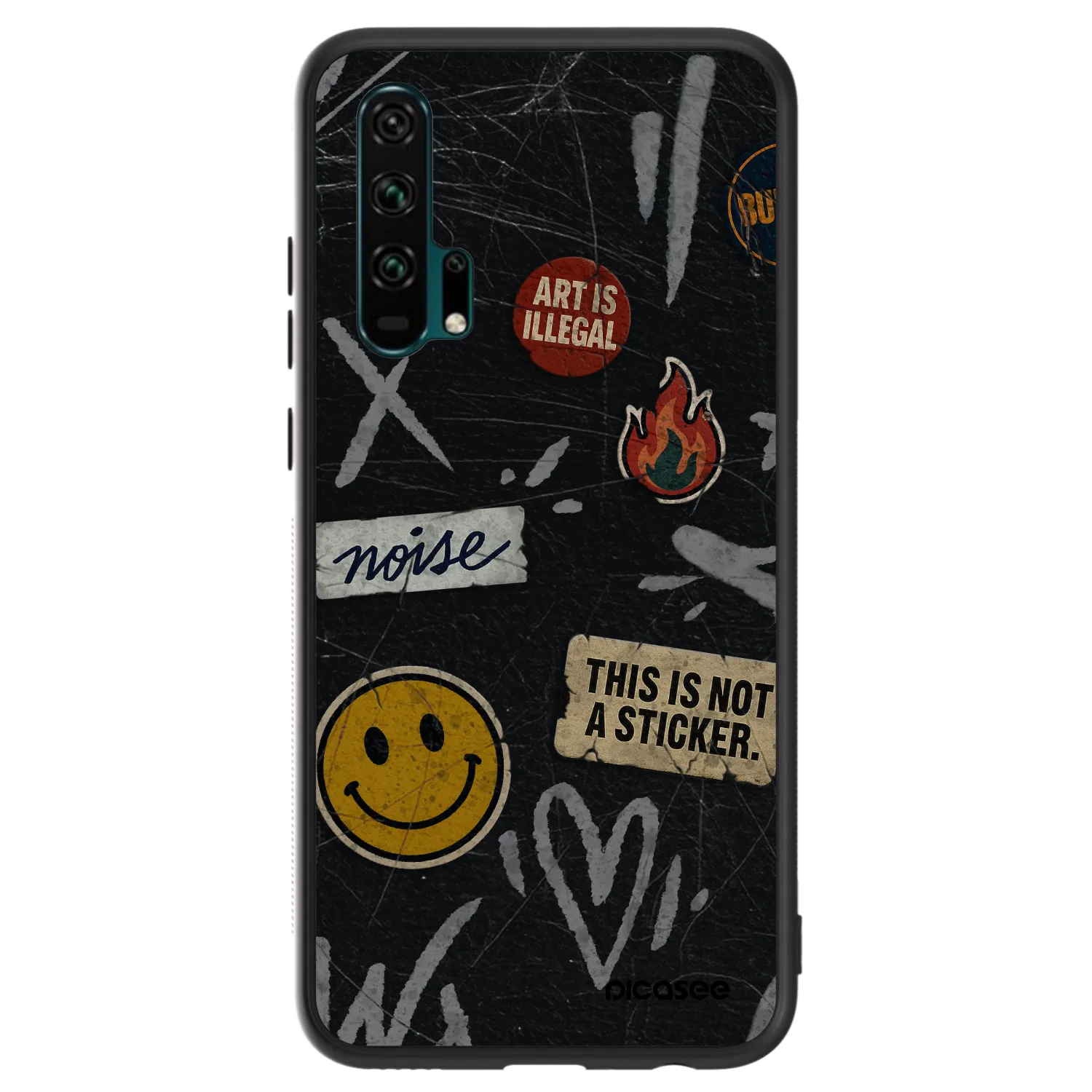 Picasee ULTIMATE CASE pro Honor 20 Pro - STICKERS x TAGS
