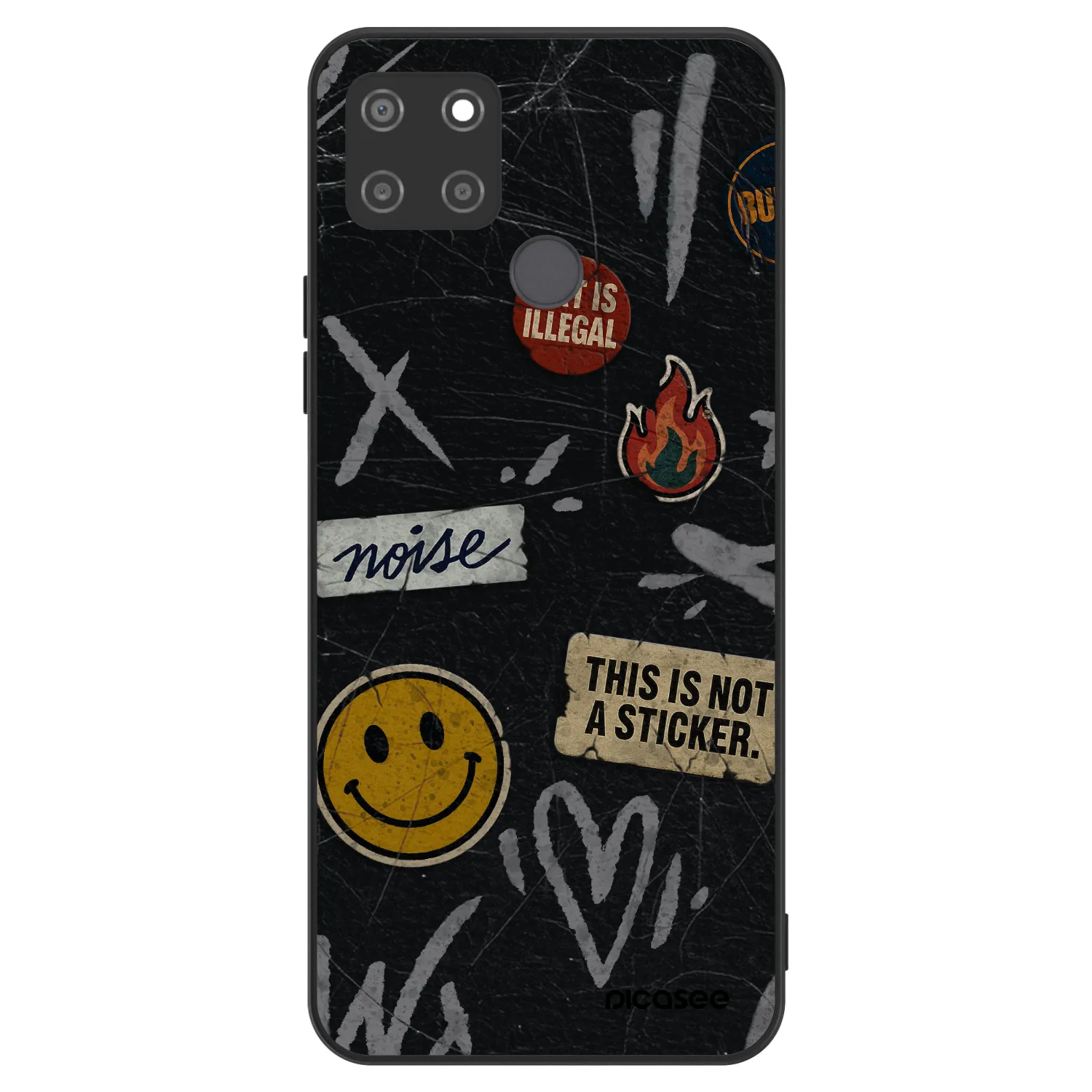 Picasee ULTIMATE CASE pro Realme C21Y - STICKERS x TAGS