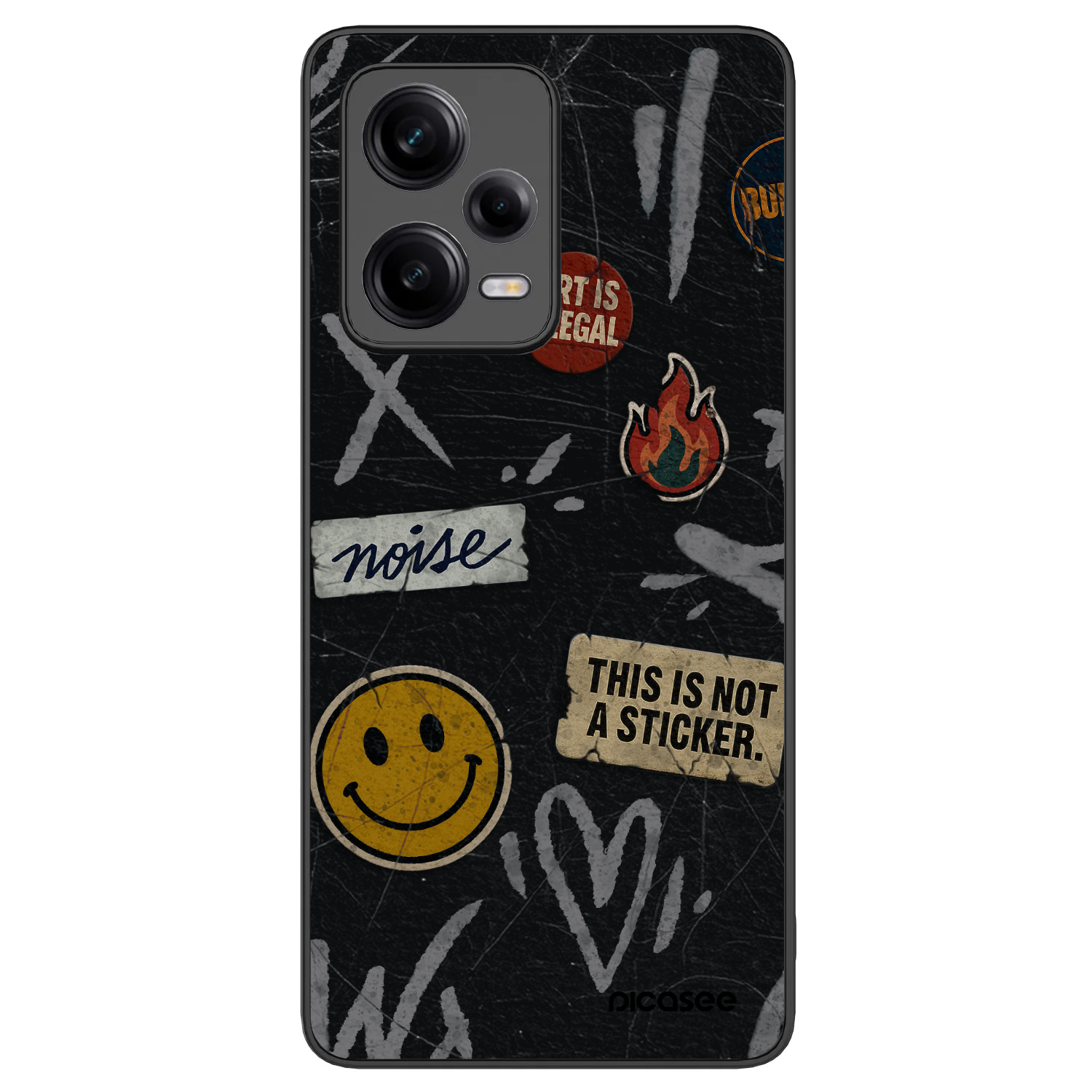 Picasee ULTIMATE CASE pro Xiaomi Redmi Note 12 Pro 5G - STICKERS x TAGS