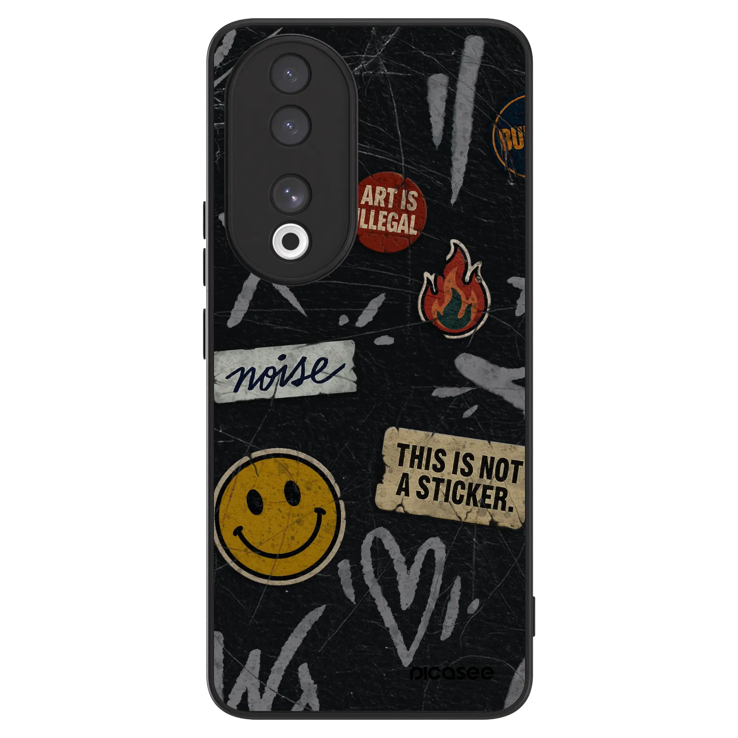 Picasee ULTIMATE CASE pro Honor 90 5G - STICKERS x TAGS