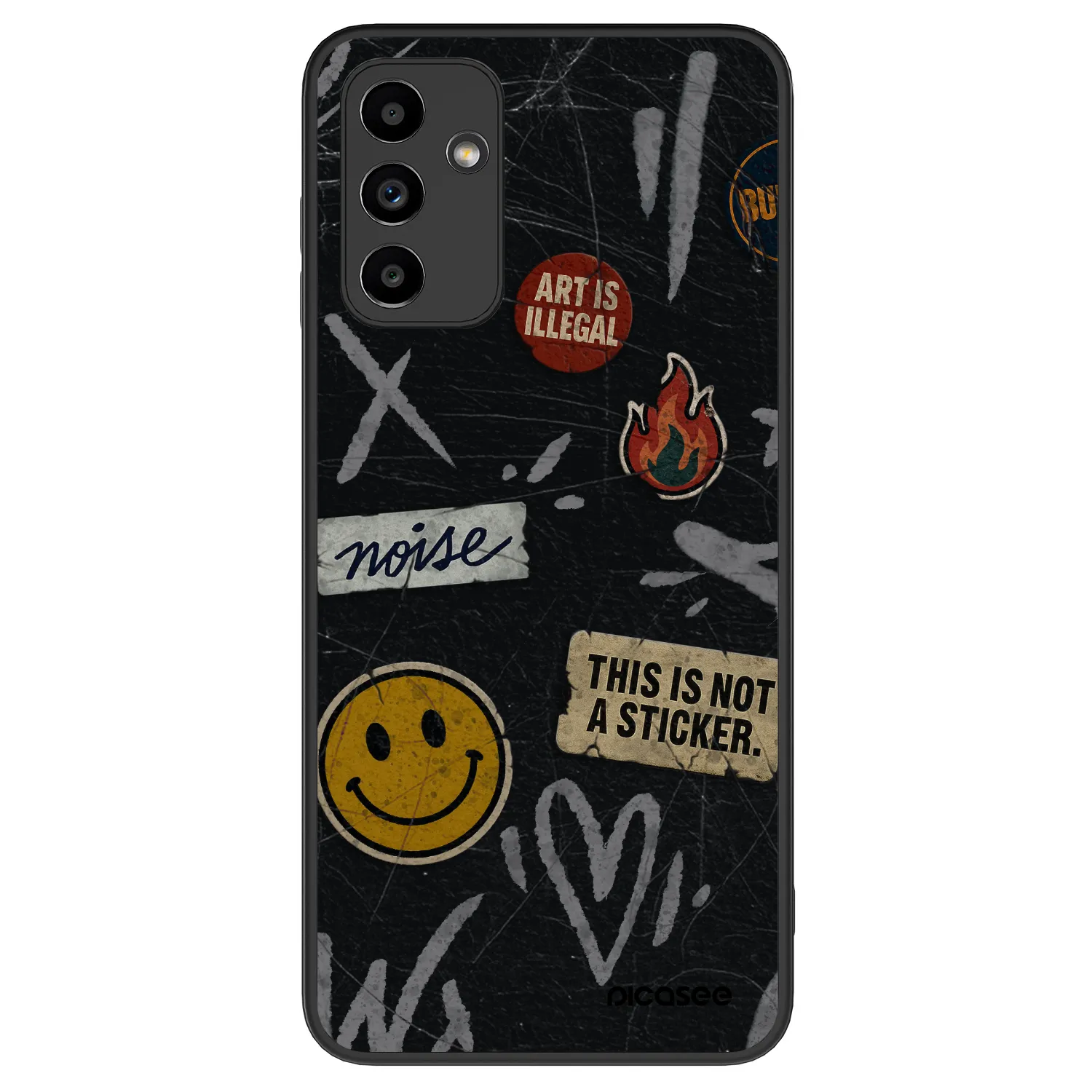 Picasee ULTIMATE CASE pro Samsung Galaxy A04s A047F - STICKERS x TAGS