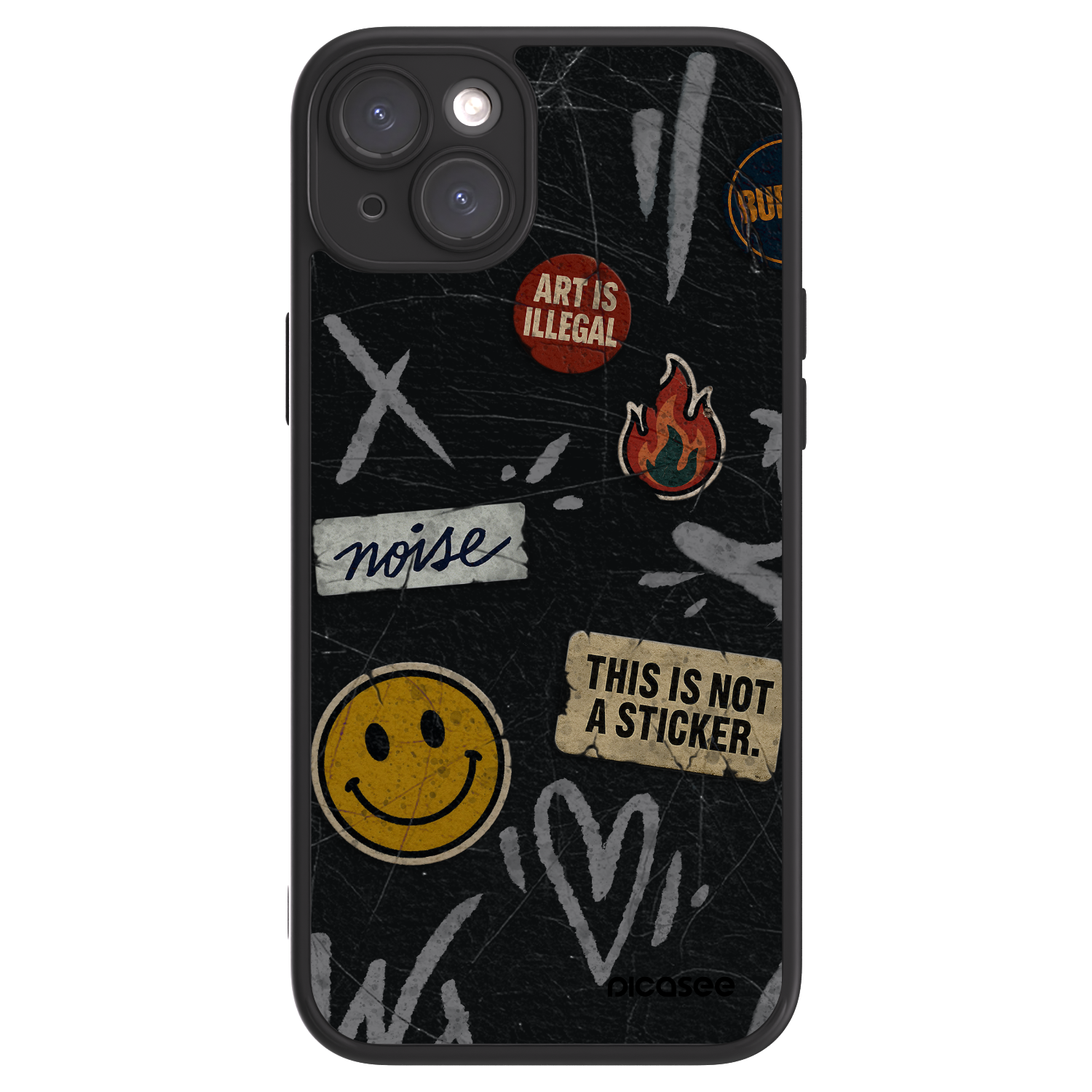 ULTIMATE CASE MagSafe pro Apple iPhone 15 Plus - STICKERS x TAGS