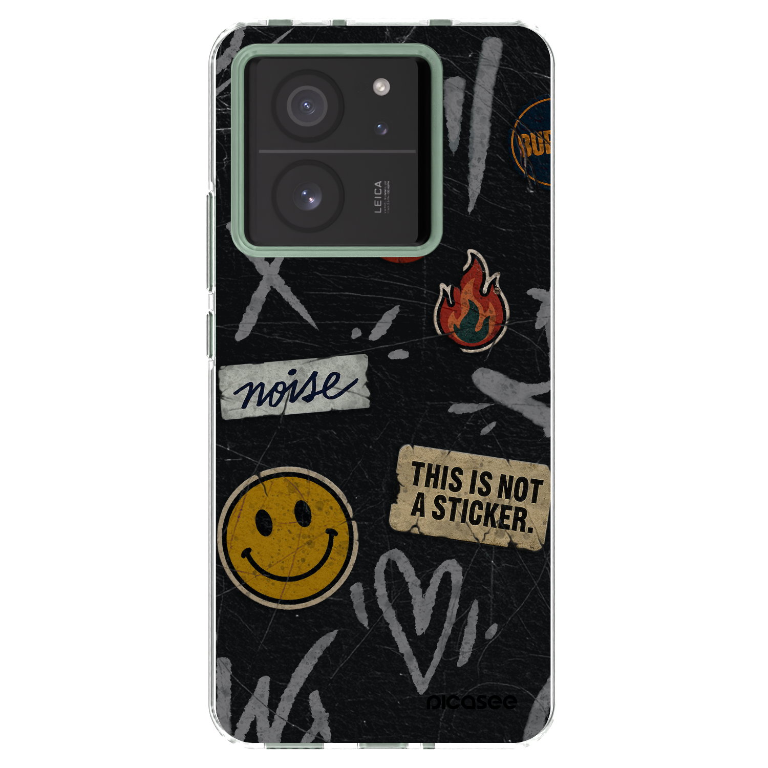 Picasee silikónový prehľadný obal pre Xiaomi 13T Pro - STICKERS x TAGS