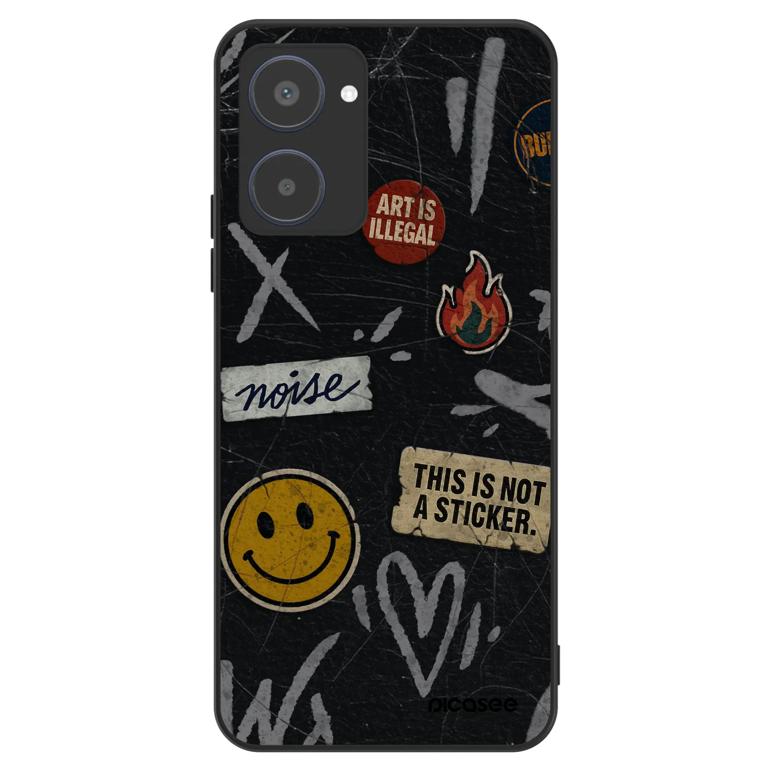 Picasee ULTIMATE CASE pro Realme 10 4G - STICKERS x TAGS
