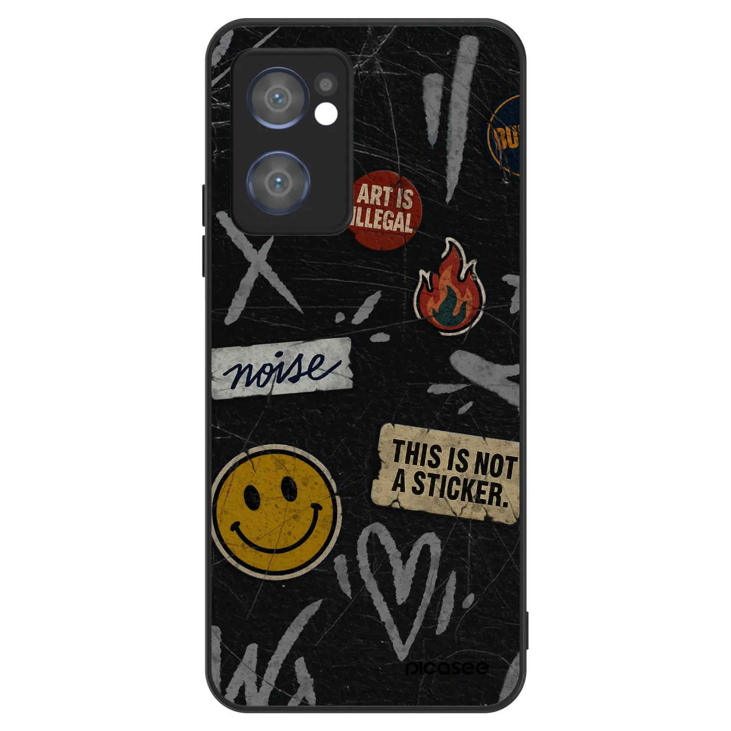 Picasee ULTIMATE CASE pro OPPO Reno 7 5G - STICKERS x TAGS