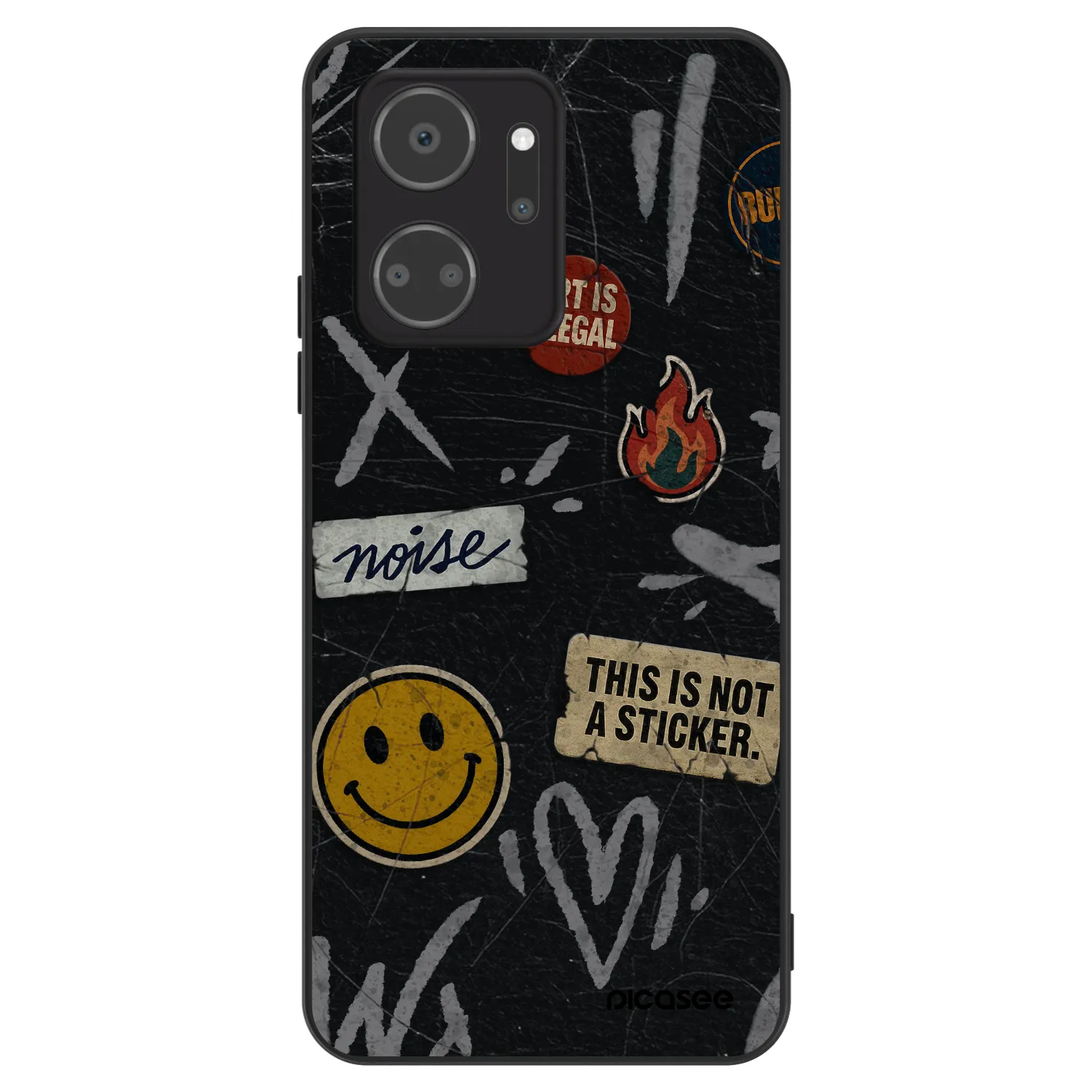 Picasee ULTIMATE CASE pro Honor X7a - STICKERS x TAGS