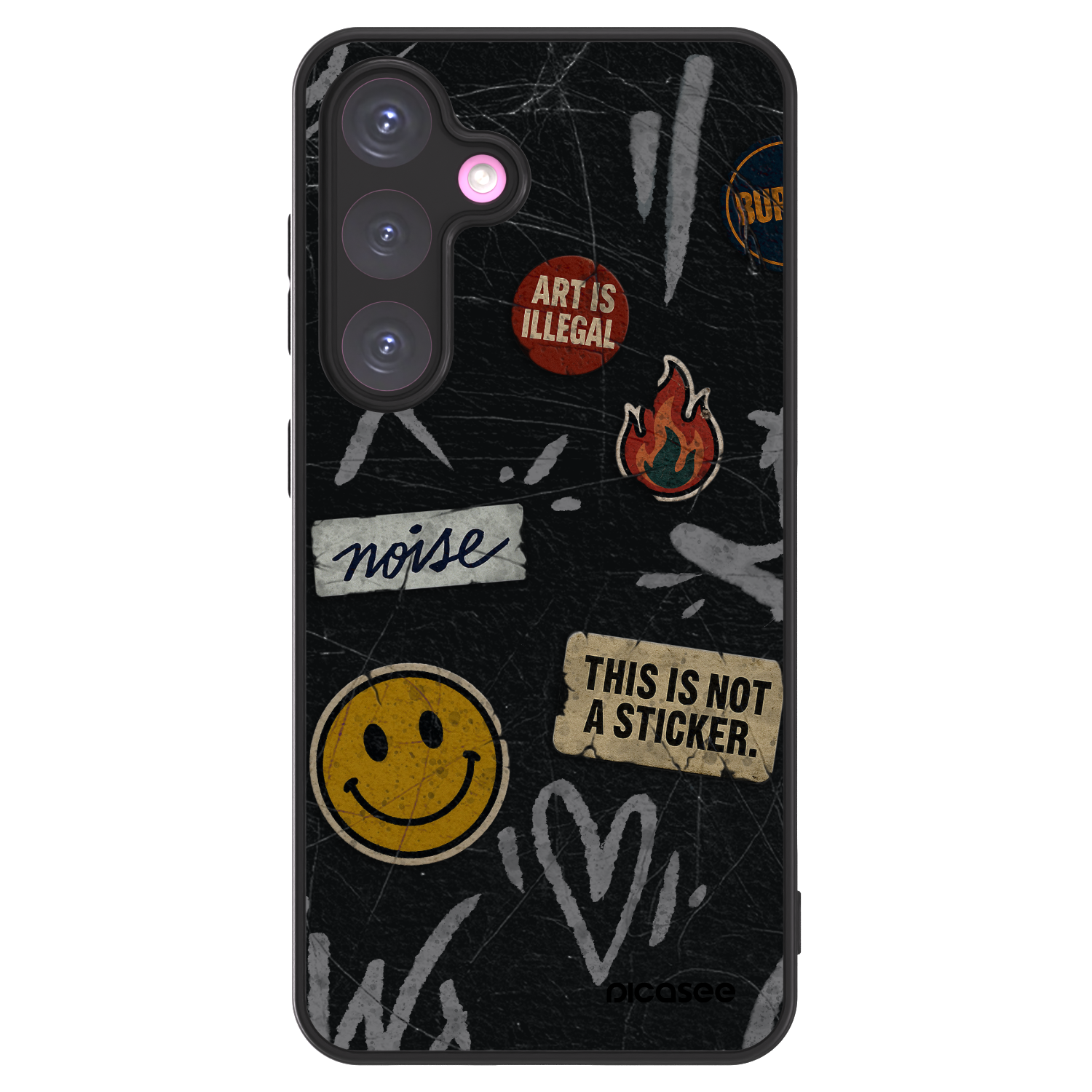 Picasee ULTIMATE CASE PowerShare pro Samsung Galaxy S24+ S926B 5G - STICKERS x TAGS