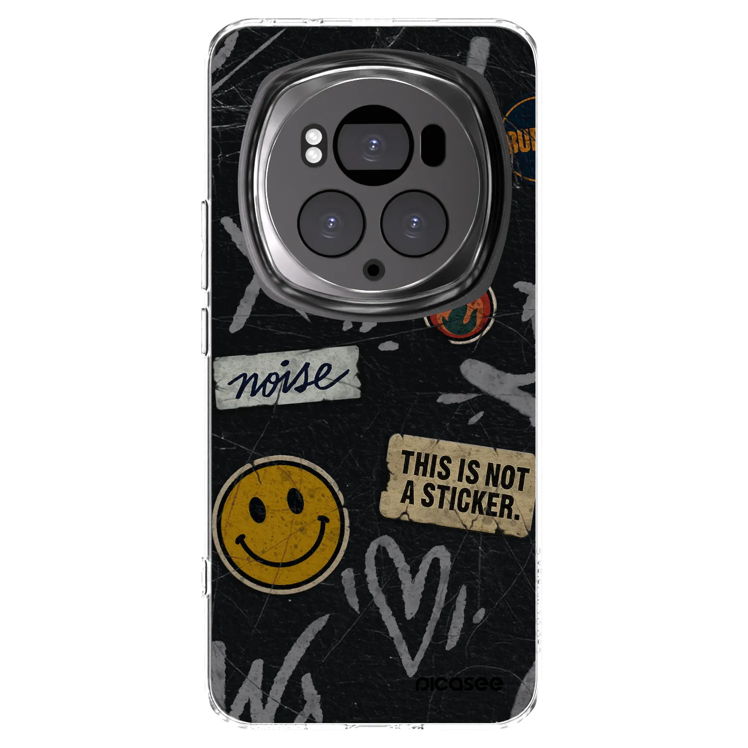 Picasee silikónový prehľadný obal pre Honor Magic6 Pro - STICKERS x TAGS