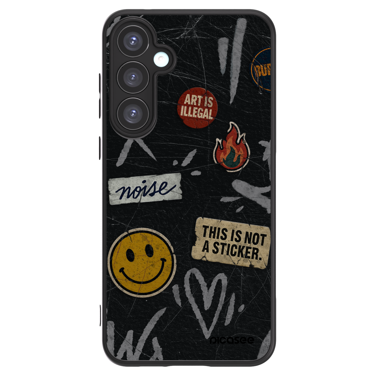 Picasee ULTIMATE CASE pro Samsung Galaxy A55 5G A556B - STICKERS x TAGS