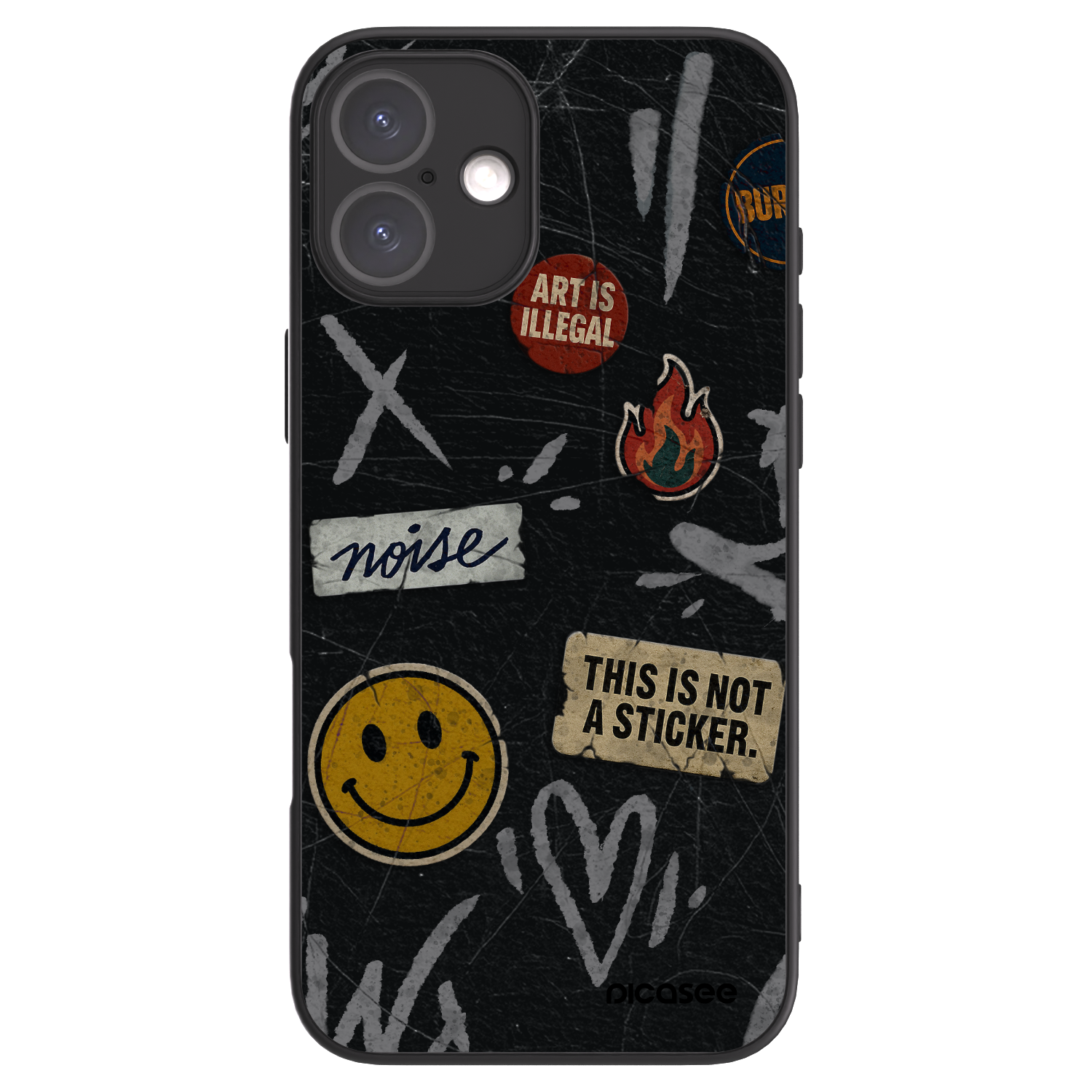 Picasee ULTIMATE CASE MagSafe pro Apple iPhone 16 Plus - STICKERS x TAGS