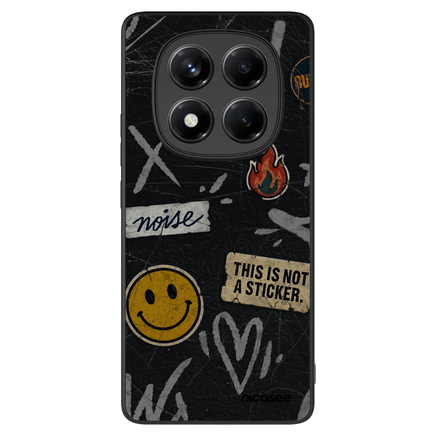 Picasee ULTIMATE CASE pro Xiaomi Redmi Note 14 Pro+ 5G - STICKERS x TAGS