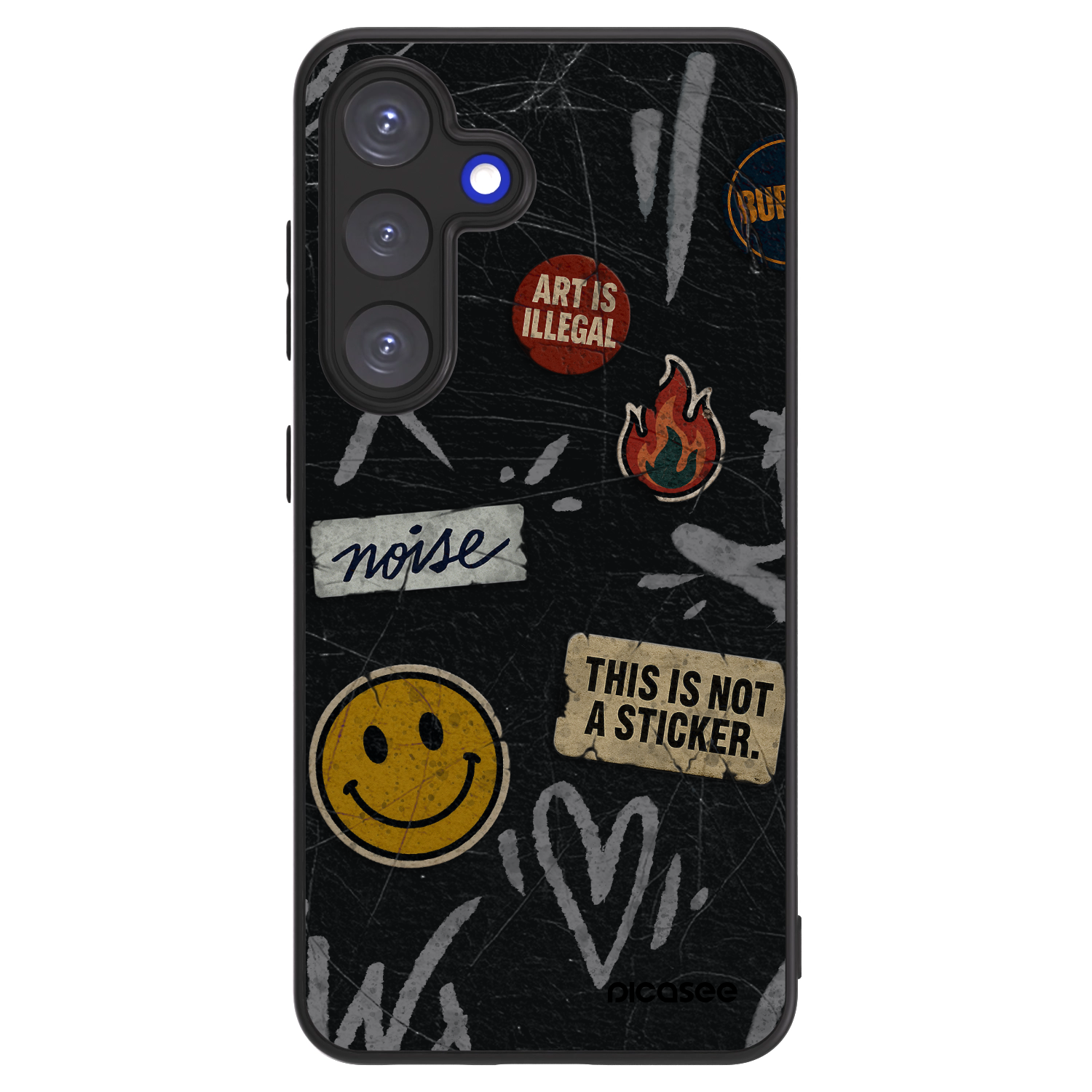 Picasee ULTIMATE CASE PowerShare pro Samsung Galaxy S25 5G - STICKERS x TAGS