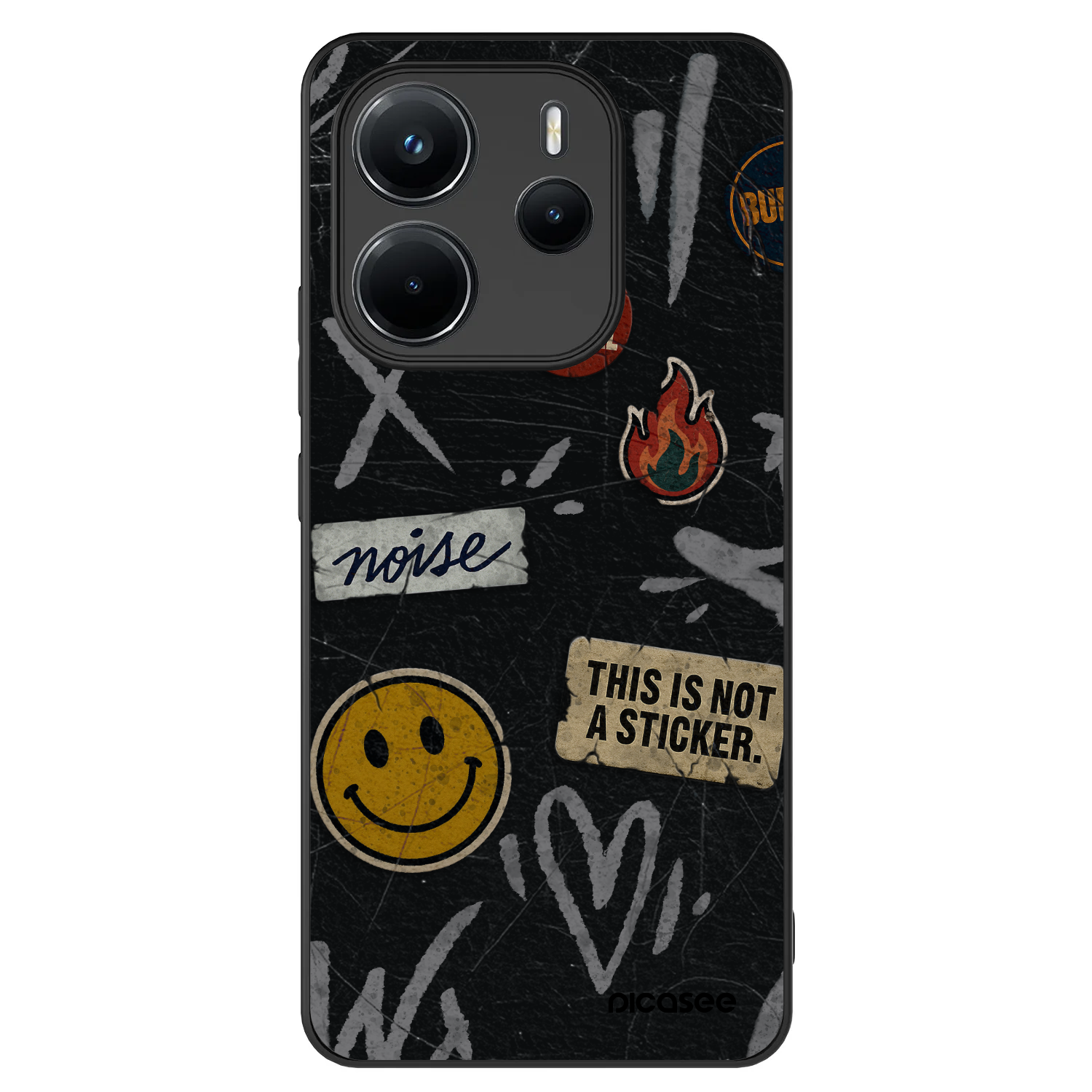 ULTIMATE CASE pro Xiaomi Redmi Note 14 4G - STICKERS x TAGS